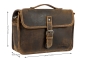 Preview: Alpenleder Leder Fototasche "Presse" Old Havanna